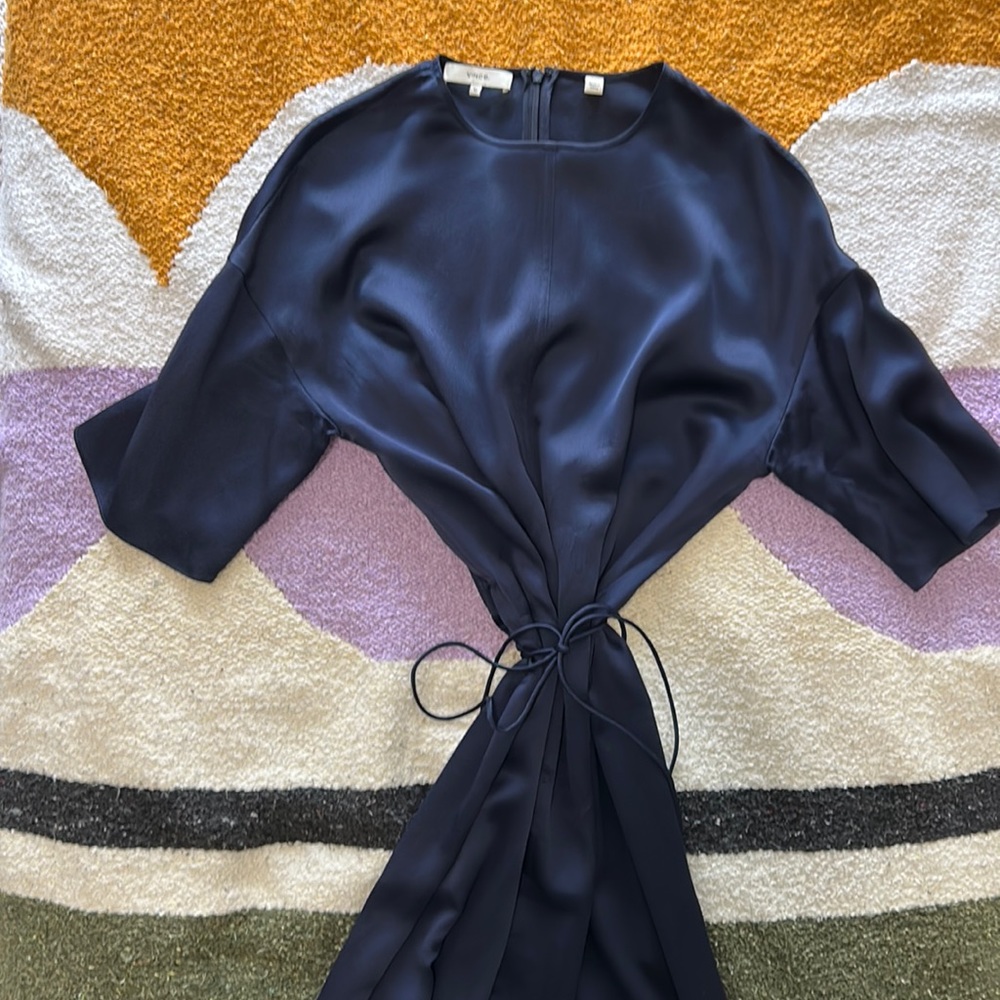 Vince Navy Maxi Dress